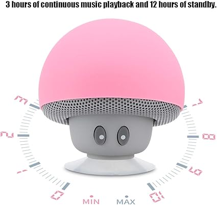 High Quality Wireless Bluetooth Speaker 30ft Wireless Range Subwoofer With Suction CupSuitable for Cycling Picnic Outdoor