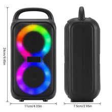 Load image into Gallery viewer, 1000W Party Portable Speakers Bluetooth Wireless Boombox Sound Large Speaker Dual 3 inche Subwoofer for Outdoor Dancing Famliy