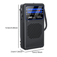 Load image into Gallery viewer, Portable AM/FM/SW Radio Battery Operated Radio with Earphone Jack Pocket Radio Small Radio for Outdoor Camping Emergency