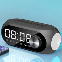 Load image into Gallery viewer, Wireless Bluetooth Speaker HD Led Display Multifunction Stereo Bass Speakers Alarm Clock FM Radio TF Card Aux Music Playback.